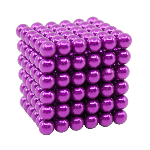 Bild von FurniSafe Neocube 5 mm Magnetkugeln violett Set mit 216 Kugeln