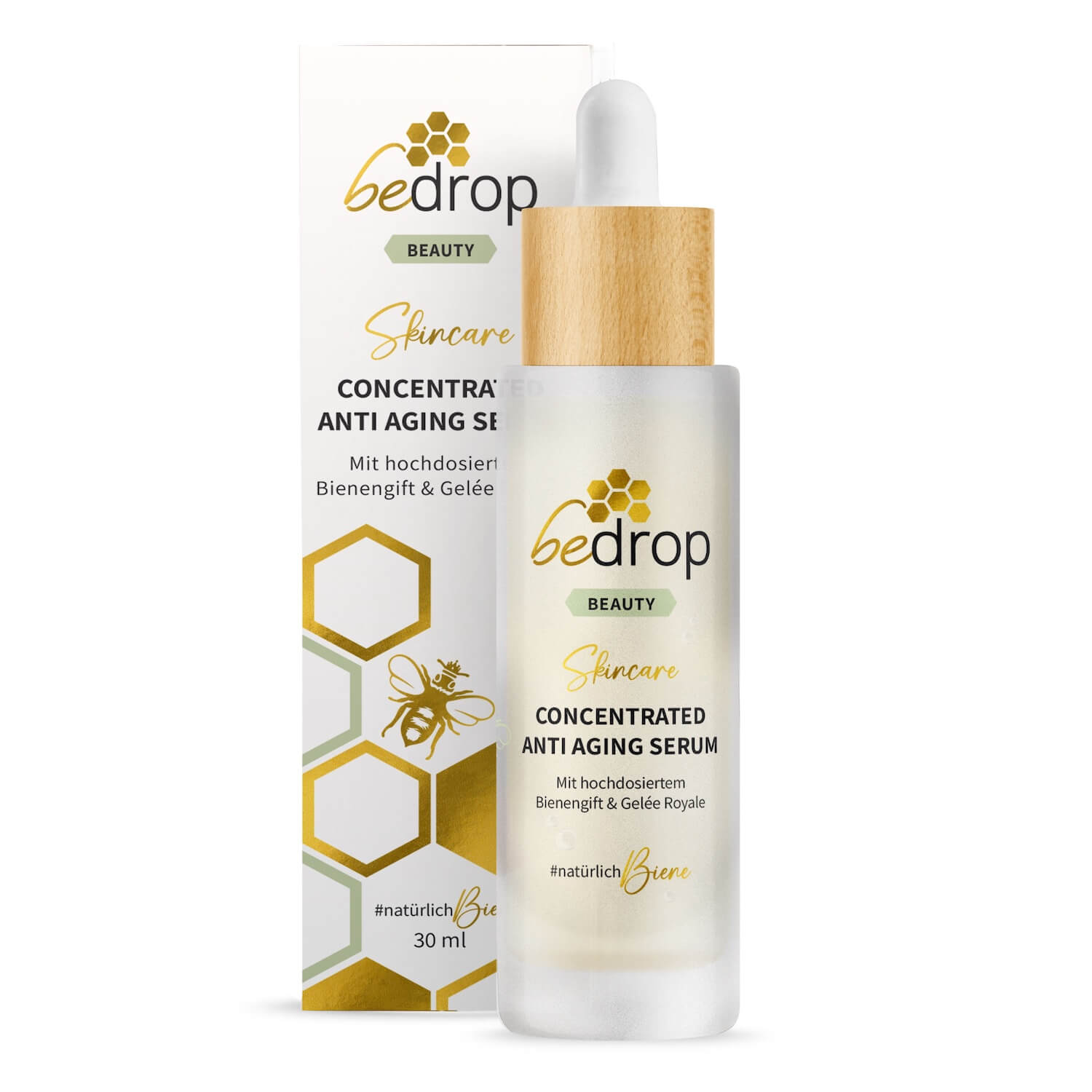 Bild von Gesichtsserum / Anti-Aging Serum mit hochdosiertem Bienengift &amp; Gelée Royale 30m...