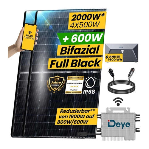 Bild von EPP.Solar Balkonkraftwerk 2000W - Komplettset mit Speicher