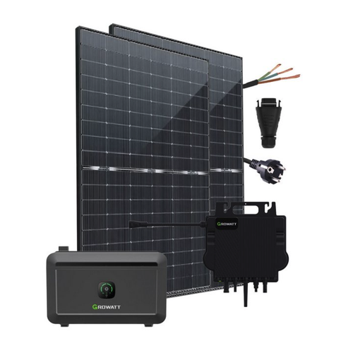 Bild von Stegpearl Solaranlage 1000W Balkonkraftwerk mit Speicher von Growatt