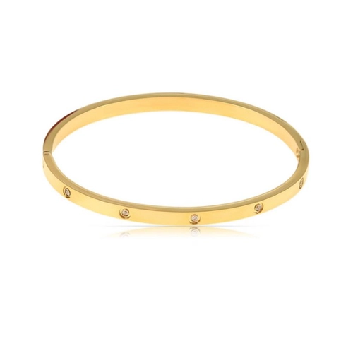 Bild von Made by Nami Armreif Edelstahl Armreif Gold – Eleganz und Vielseitigkeit für jede Gelegenheit