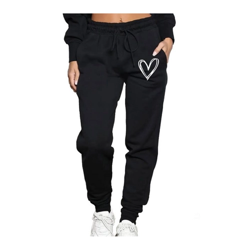 Bild von Banco Jogginghose Damen - Sweatpants Freizeithose Heart