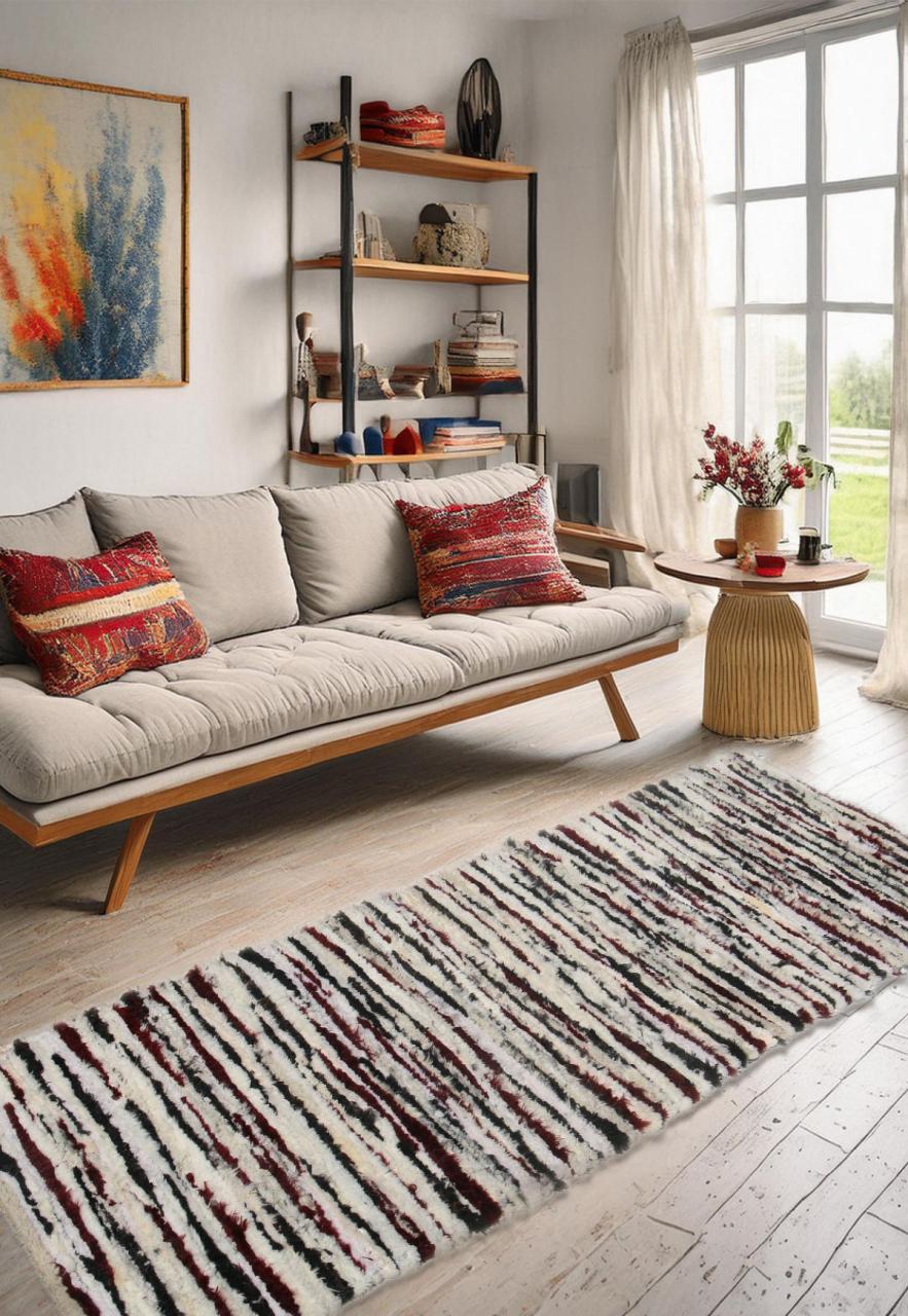 Bild von Schafwollteppich Modell 1 Läufer 150 x 60 cm