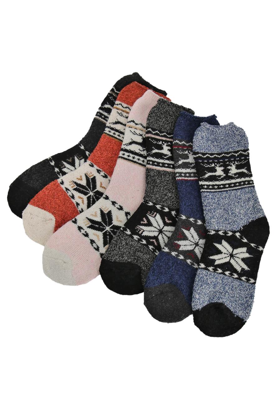 Bild von Alpaka Damen Wollsocken Rudolfine Farbe: Anthrazit | Größe: 39-42