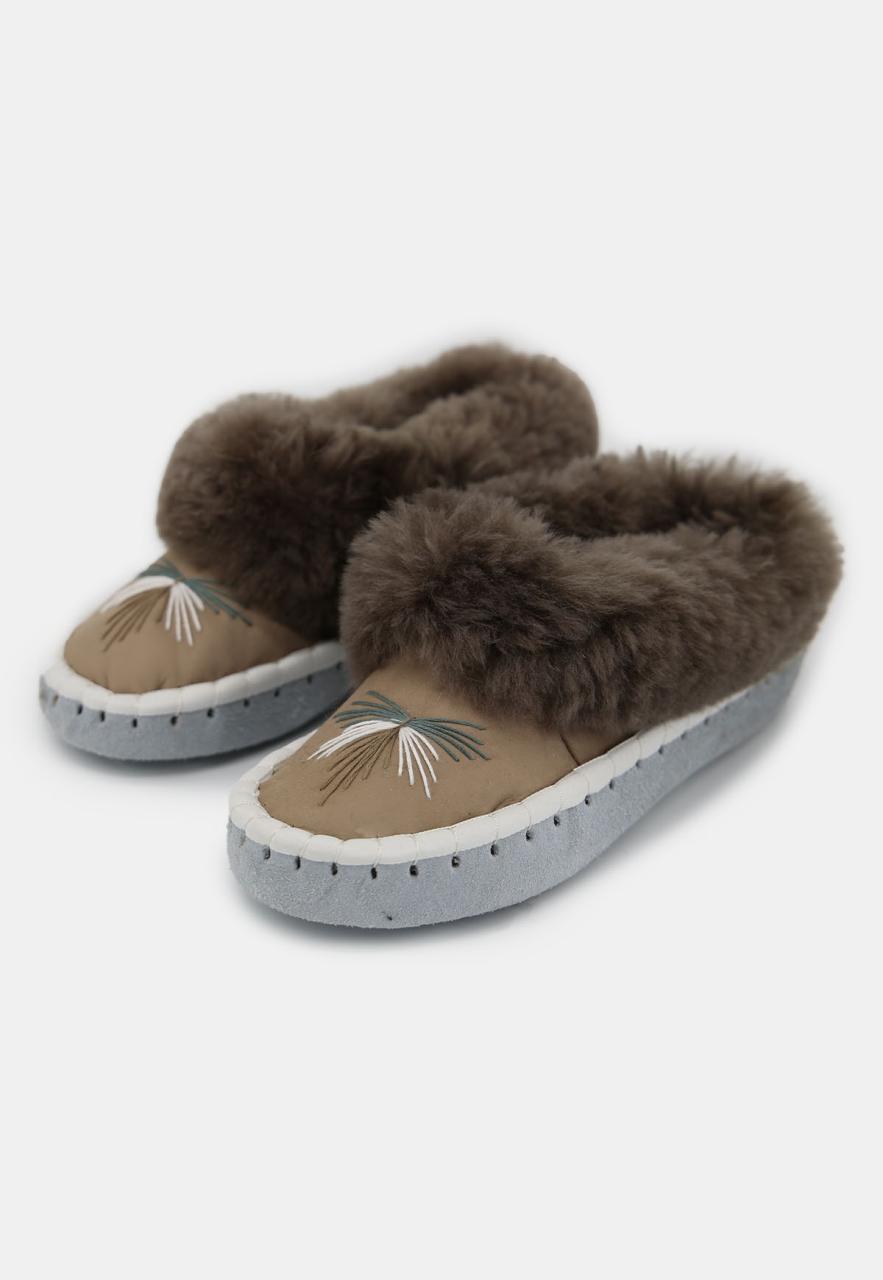 Bild von Lammfelll Mokassins B-Ware Hannah Braun Schuhgröße: EUR 39