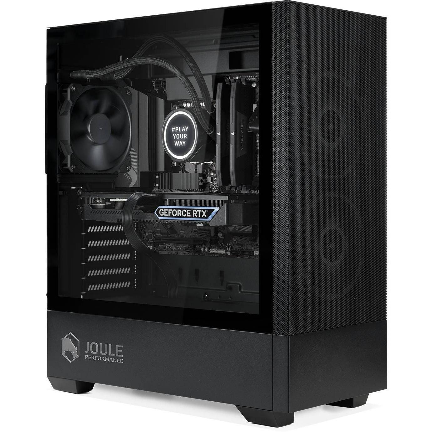 Bild von Joule Performance Gaming PC RTX4060TI I7 32GB 1TB L1131776 (Intel Core i7-14700F, 32 GB, 1000 GB, GeForce RTX 4060 Ti), PC, Schwarz