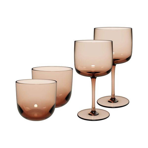 Bild von like. by Villeroy & Boch Gläser-Set Like Glass Wein- und Wassergläser 4er Set, Glas