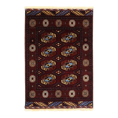 Bild von Nain Trading Orientteppich Afghan Mauri 119x84 – Ein Kunstwerk aus Wolle