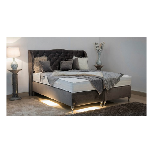 Bild von Elegantes PAARA Boxspringbett Venedig im Chesterfield Look