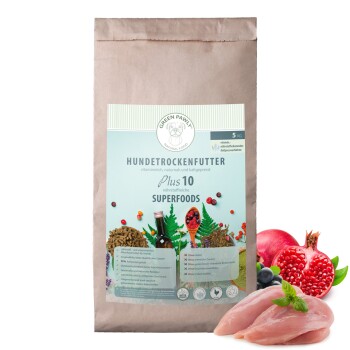 Bild von GREEN PAWLY ® Trockenfutter, Huhn Complete + 10 Superfoods 5 kg
