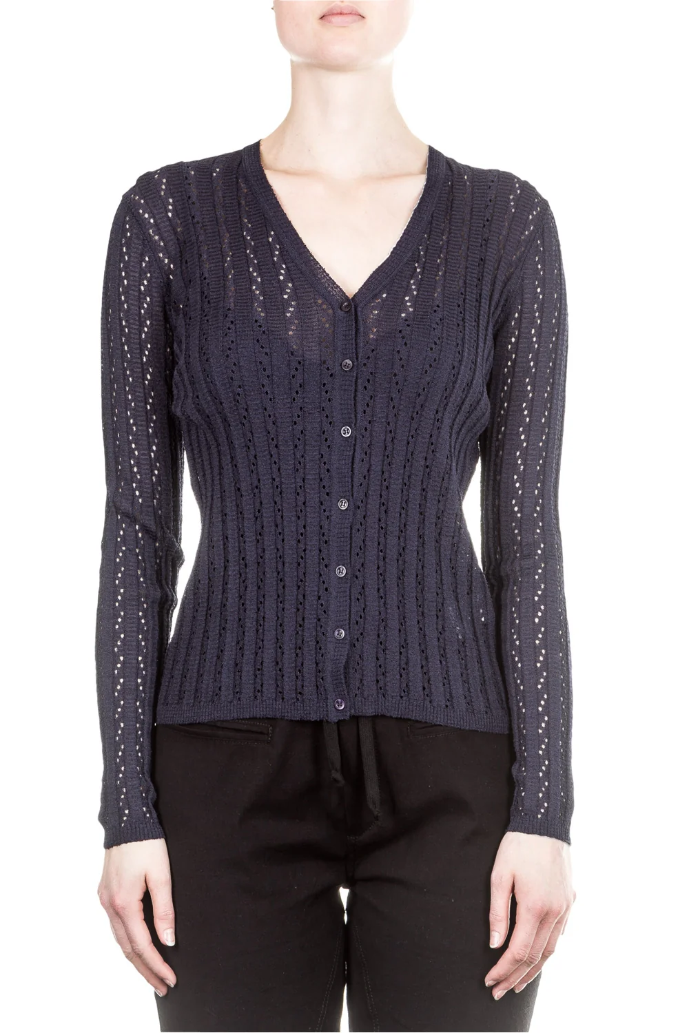Bild von M Missoni Damen Strick Jacke navy