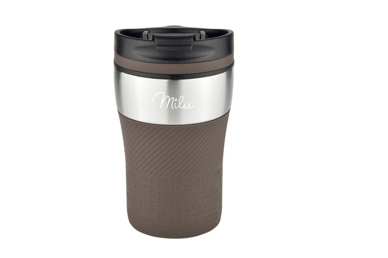 Bild von Milu Isolierbecher-Set (2-tlg.) - 210 ml - braun