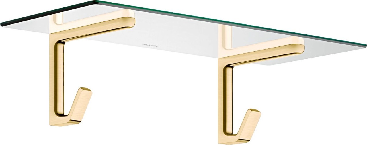 Bild von Material: MetallMaterial:	GlasDicke des Glases:	6 mmDurchmesser Bohrloch:	6 mmzum Aufhängen von BademäntelnWandmontageLänge	600 mm