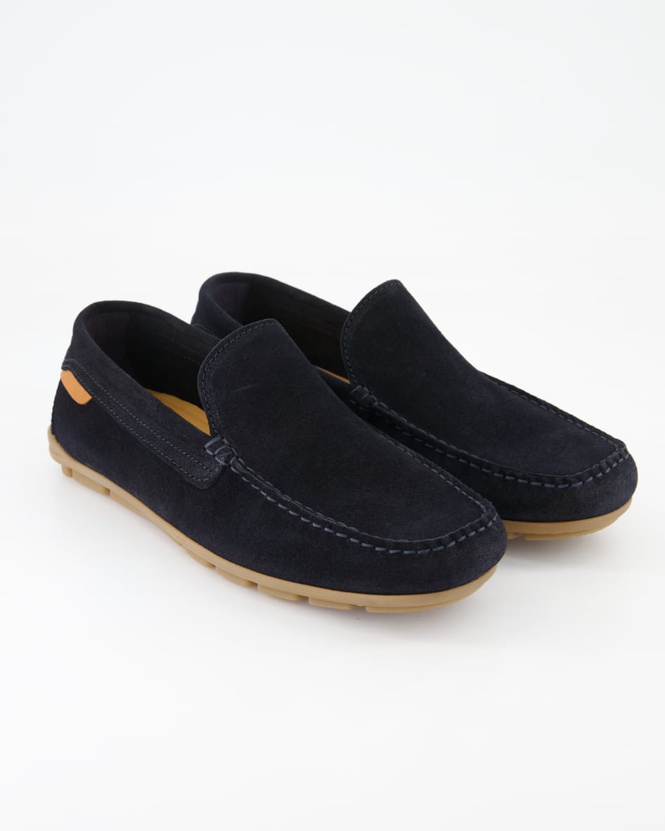 Bild von Marc O´Polo Schuhe - 40328233101300 Veloursleder (Blau, Gr. 43)