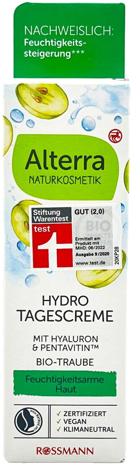 Bild von Alterra Hydro Tagescreme mit Bio-Traube (50ml)