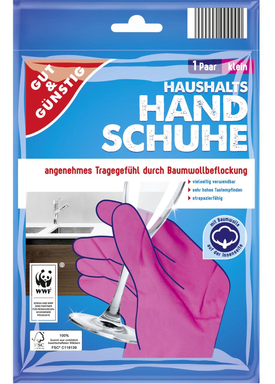 Bild von GUT&GÜNSTIG Einmalhandschuhe S rosa