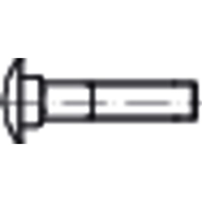 Bild von E-NORMpro - Flachrundschraube mit Vierkantansatz DIN 603 Edelstahl A2 M 8x 50