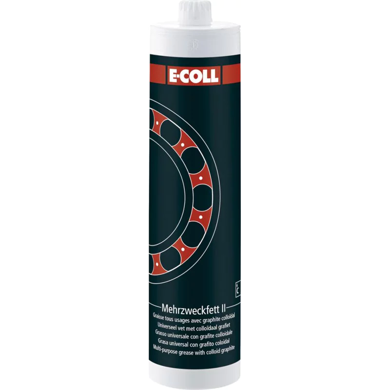Bild von E-COLL Mehrzweckfett II, graph. 500g Kartusche bleifrei