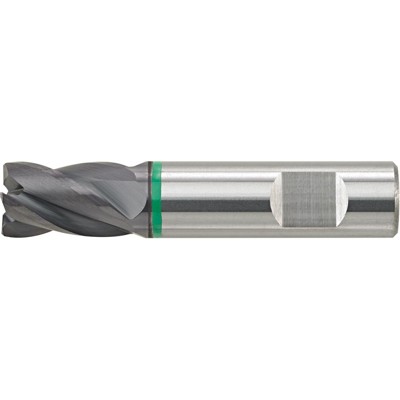 Bild von Schaftfräser VHM 10mm TiAlN Typ UNI Z4 HB 35-38°