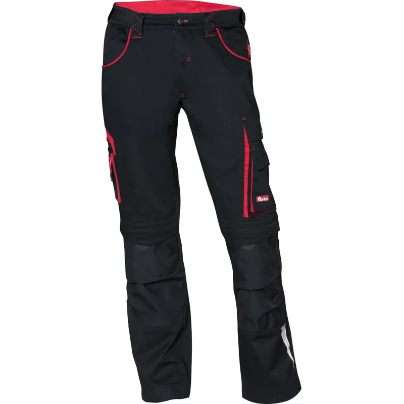 Bild von Magni, Arbeitshose, FORTIS Herren Bundhose/Arbeitshose 24 schwarz/rot Gr.33 (33)