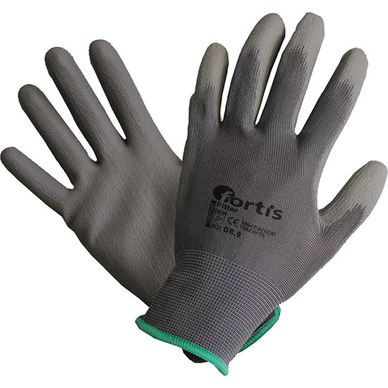 Bild von Fortis, Schutzhandschuhe, Handschuh Fitter PU/Nylon, Gr. 8, grau (8)