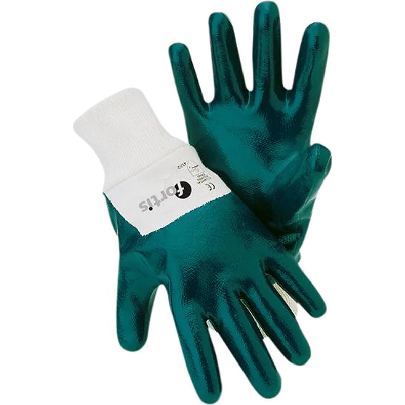 Bild von Fortis, Schutzhandschuhe, Handschuh Mechanicblue,Ni tril,Strickb.,Gr10 (10)