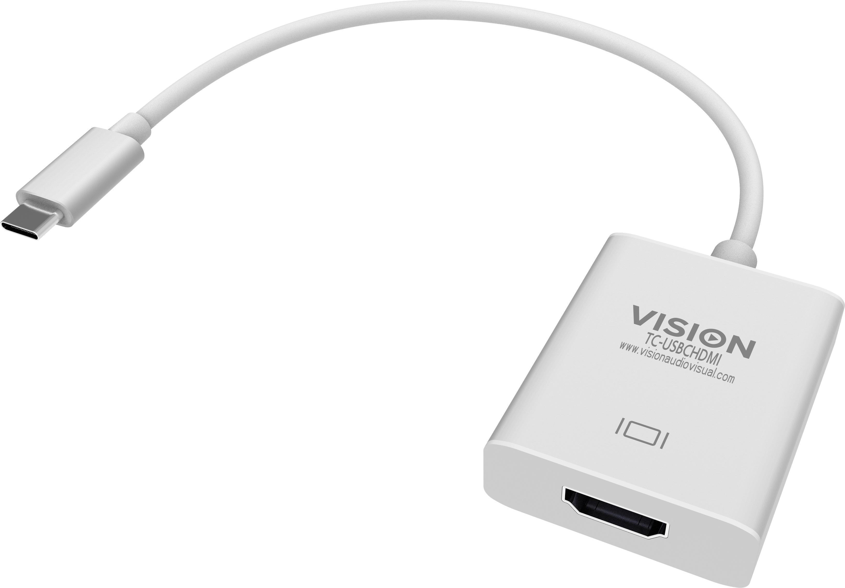 Bild von Vision TC-USBCHDMI - Externer Videoadapter - USB-C 3.1 - HDMI - weiß - retail