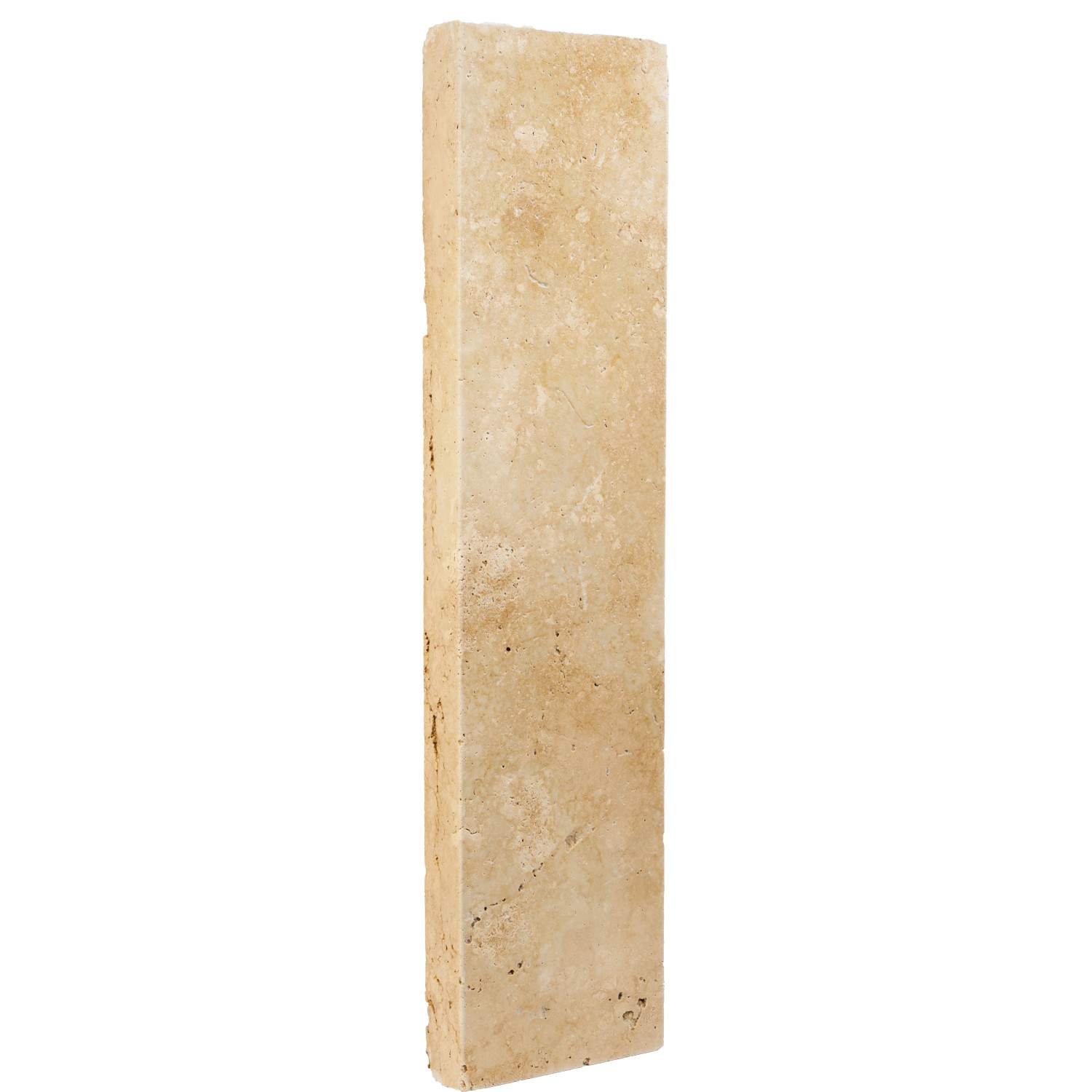 Bild von Palisade Travertin Ivory Classic  gesägt getrommelt 6x20x100 cm