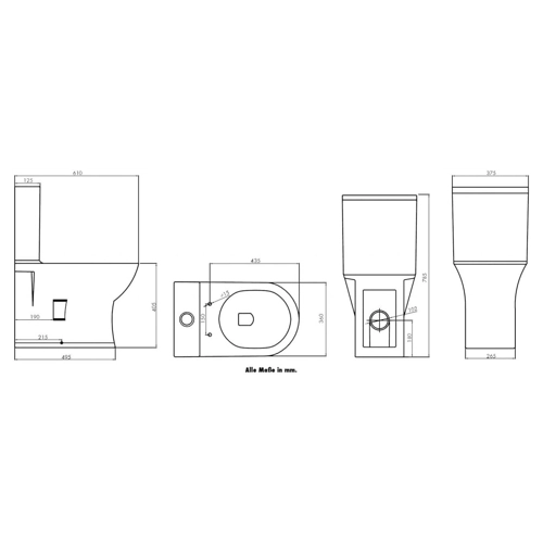 Bild von Primaster WC-Kombination Mara – Hochwertige Toilette für modernes Badezimmer