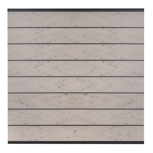 Bild von Mr. GARDENER Sichtschutzzaun, WPC, HxL: 180 x 180 cm - grau