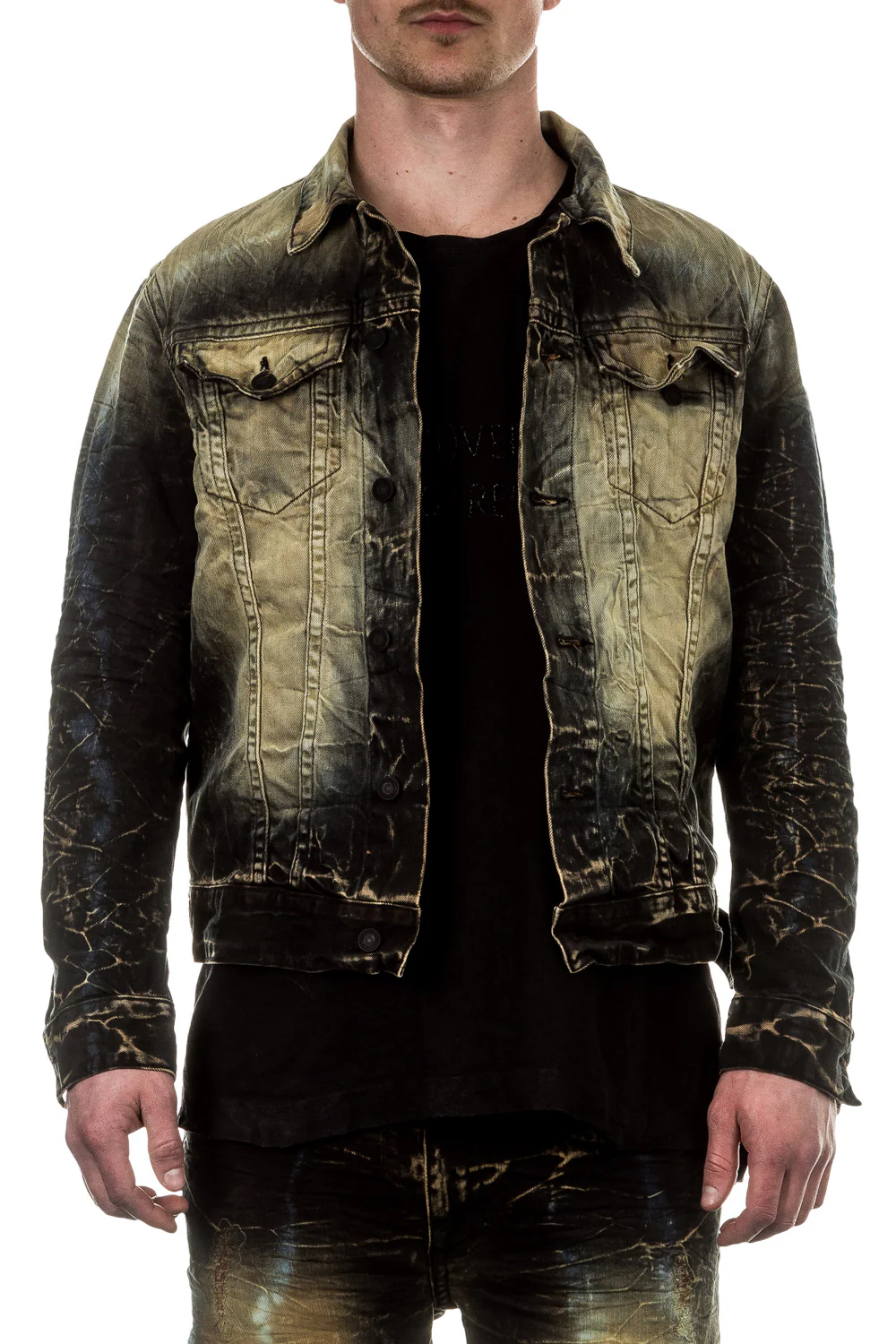 Bild von Robin`s Jean Herren Jacke GLOSS schwarz