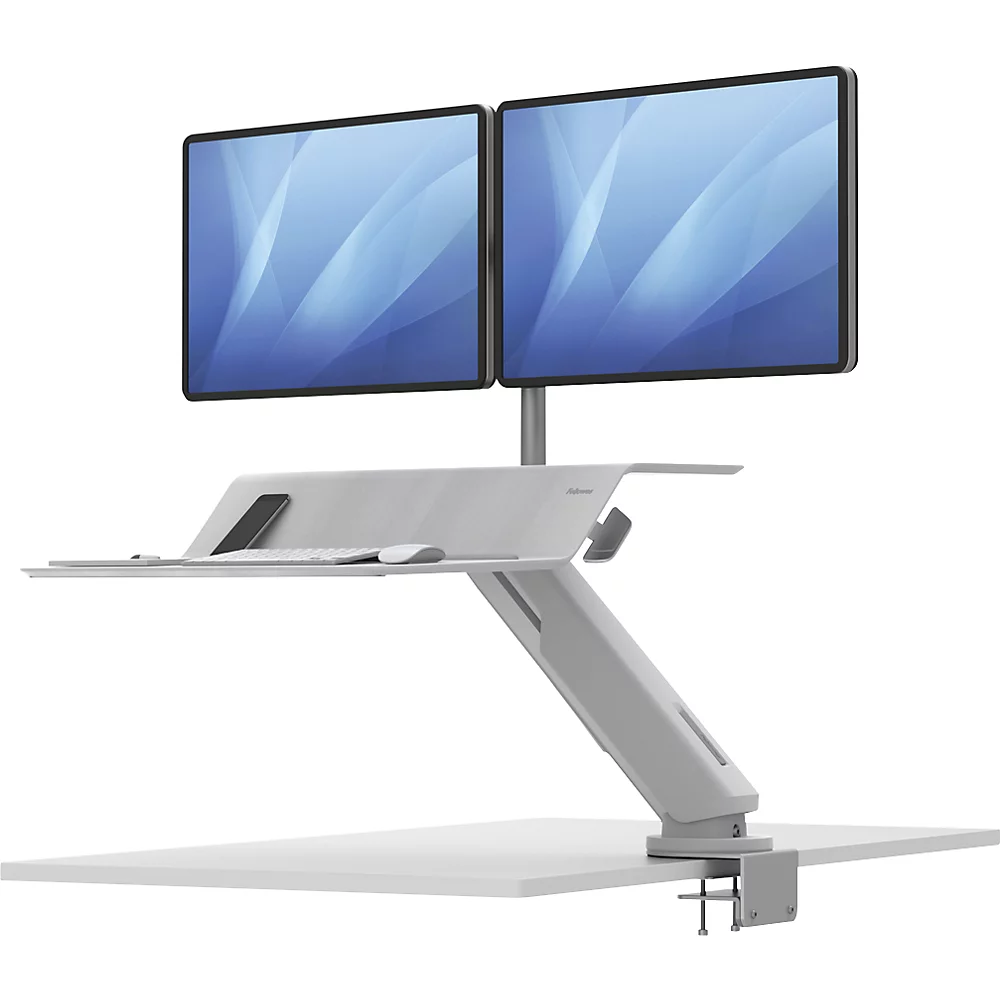 Bild von Fellowes Sitz-Steh Workstation Lotus RT höhenverstellbar für 2 Monitor