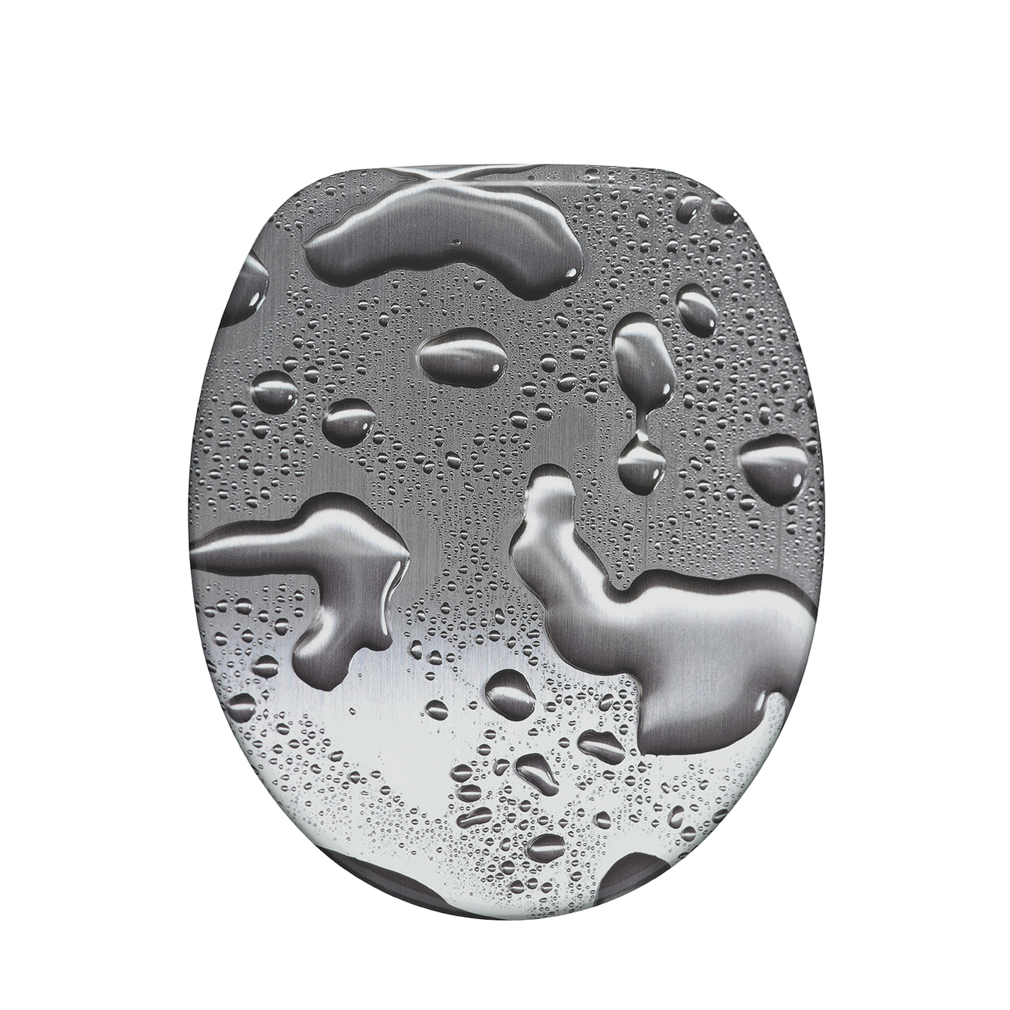 Bild von toom WC-Sitz 'Grey Steel' Holzkern