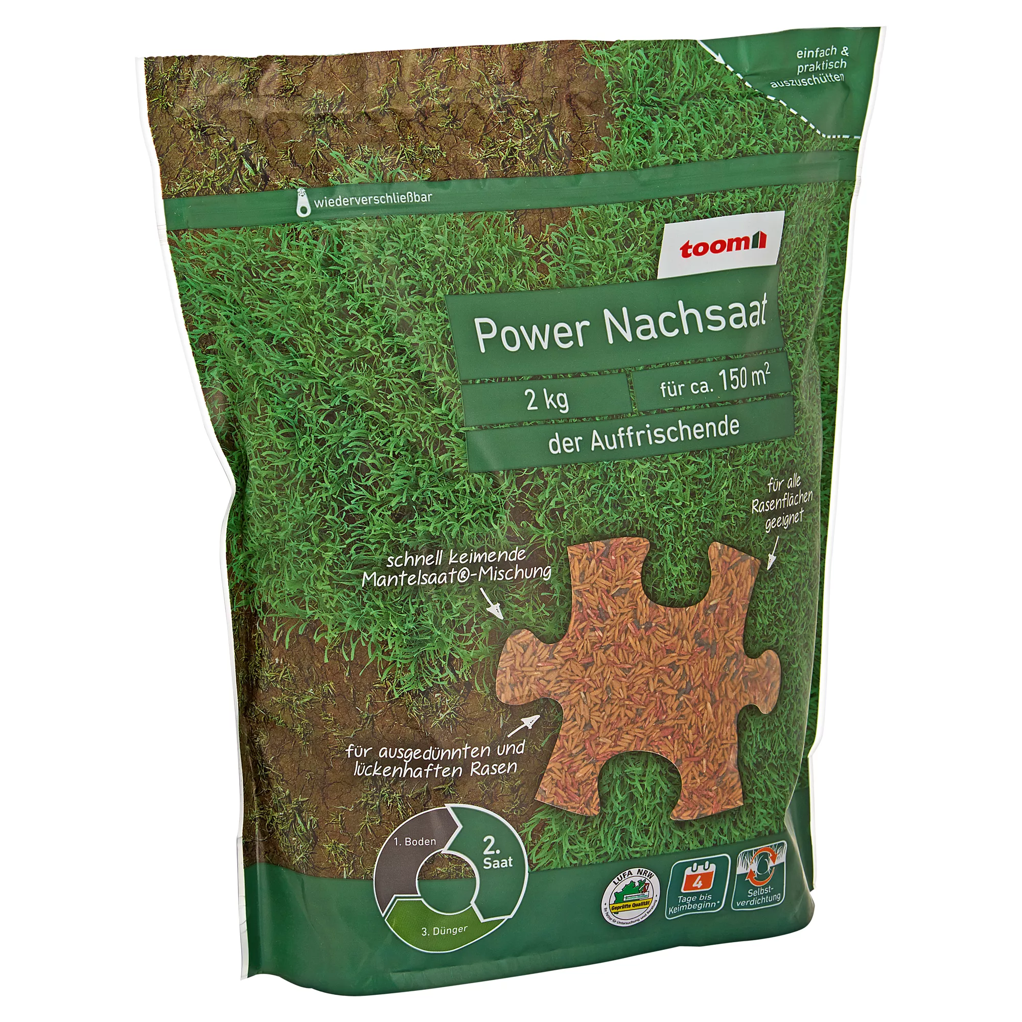Bild von toom Rasennachsaat "Power" 2 kg