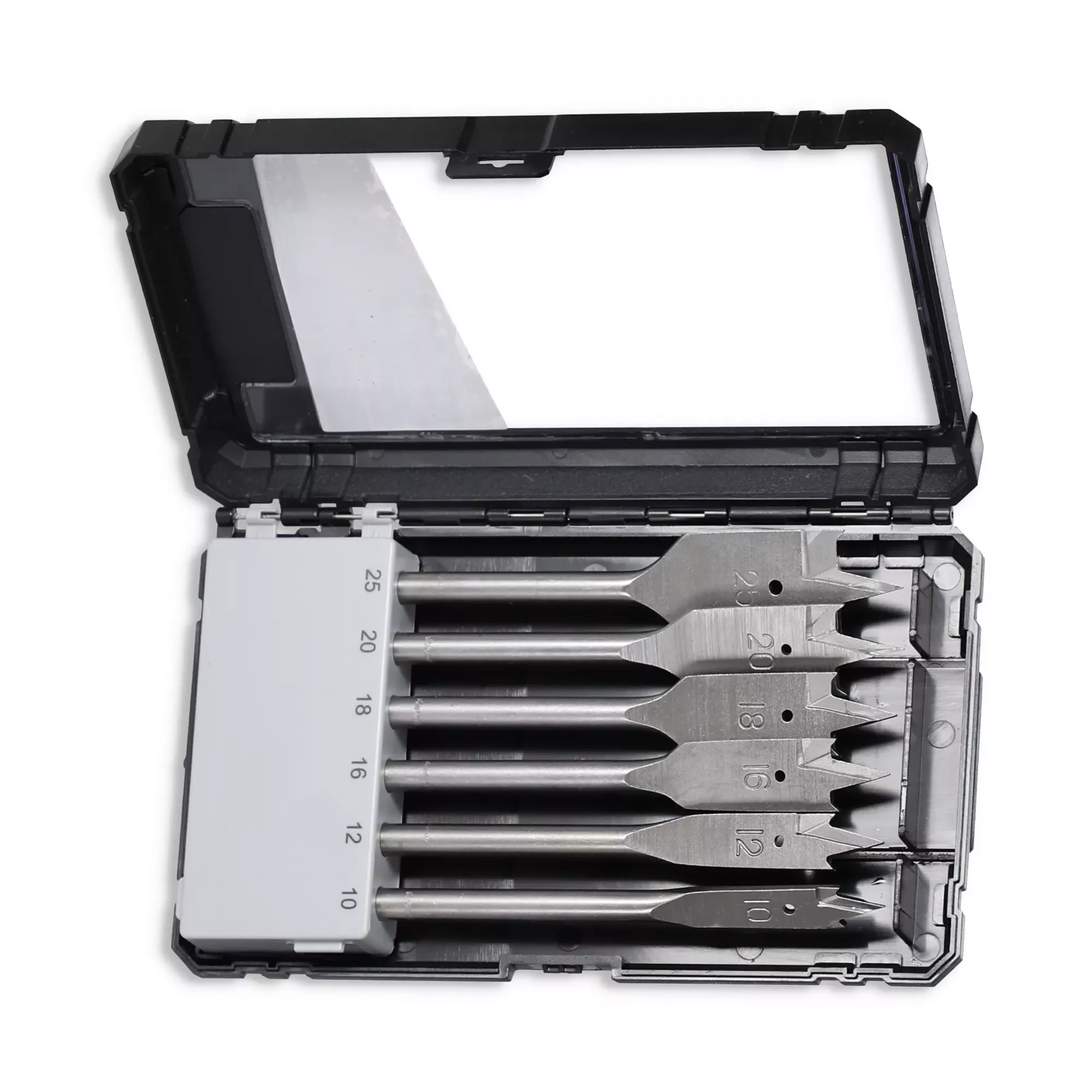 Bild von toom Flachfräsbohrer-Set Ø 10 - 25 mm 6-teilig