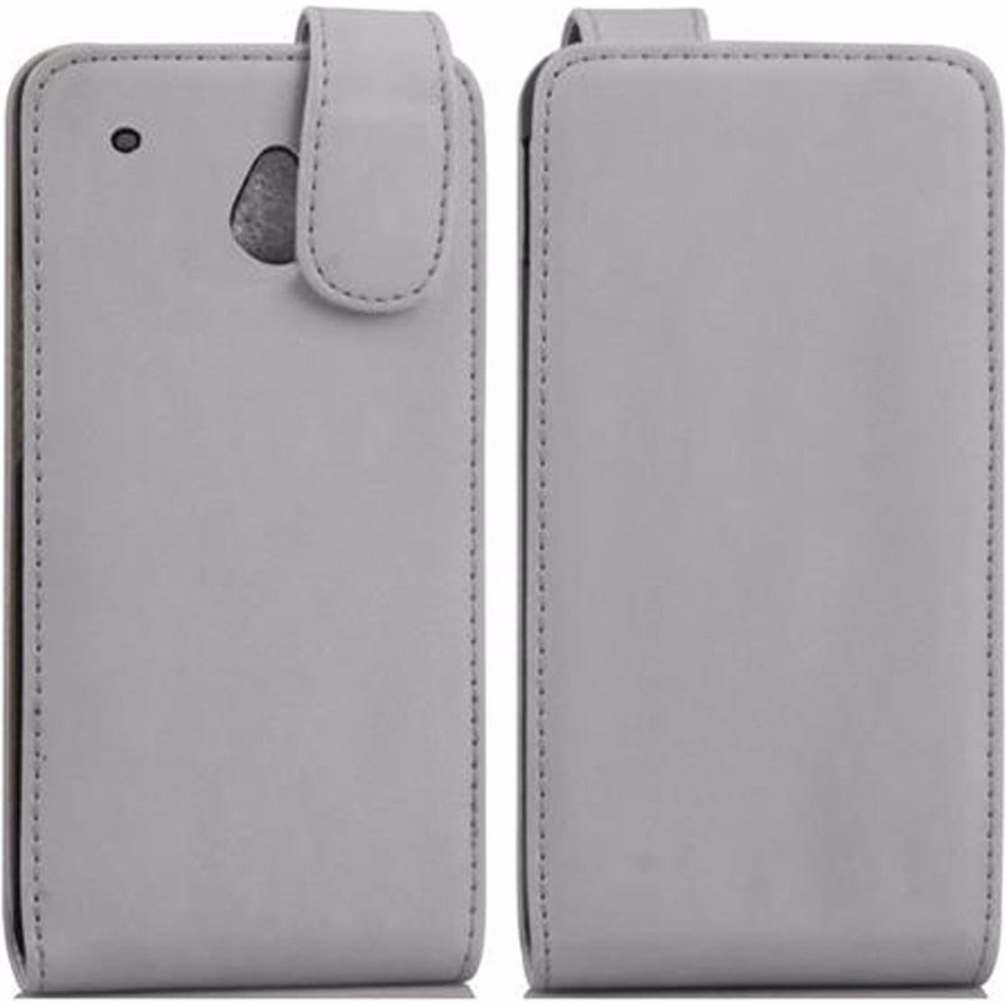 Bild von Cadorabo Flip Glatt Cover (HTC One Mini), Smartphone Hülle, Weiss