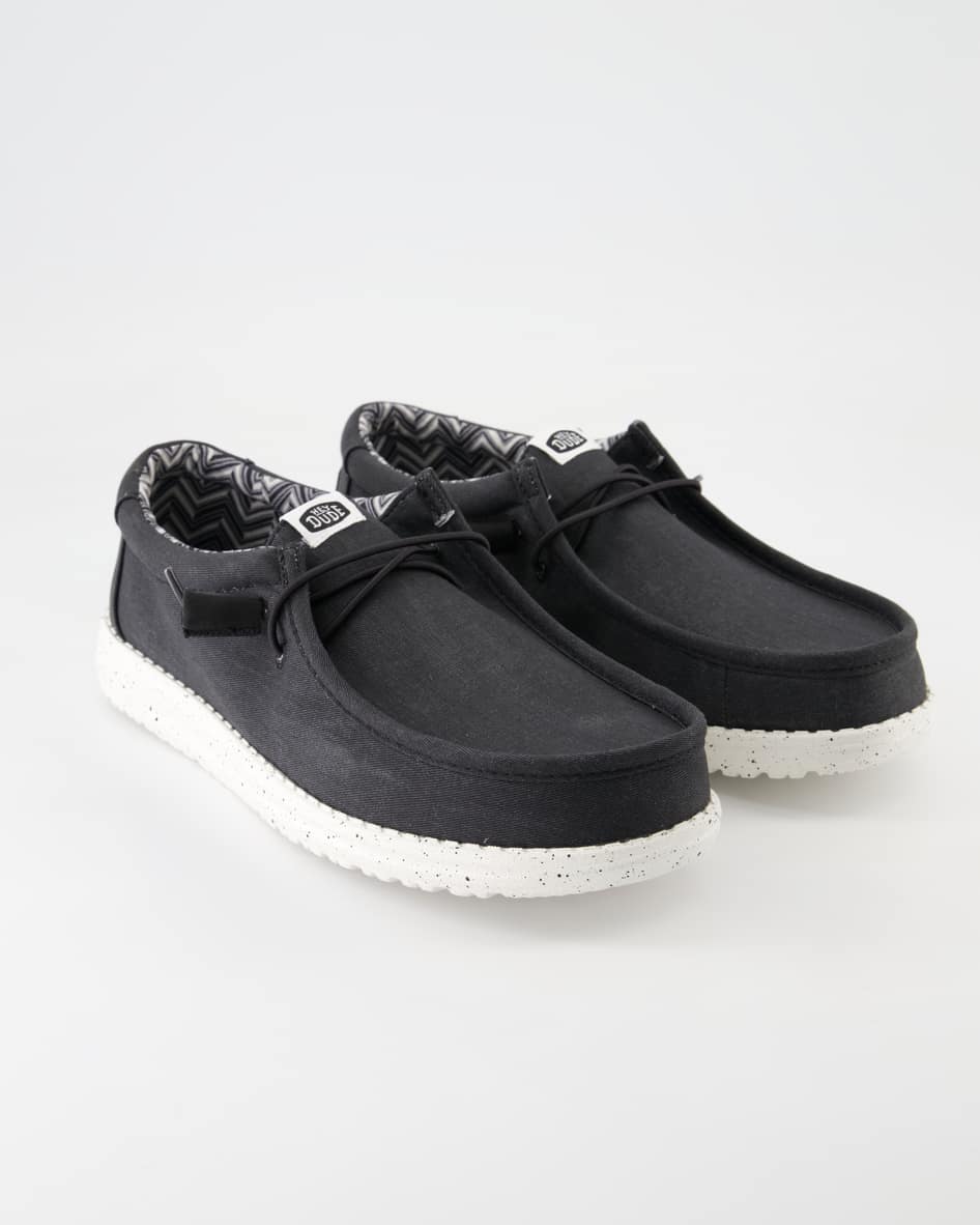 Bild von Hey Dude Schuhe - Wally Canvas Textil (Schwarz, Gr. 45)