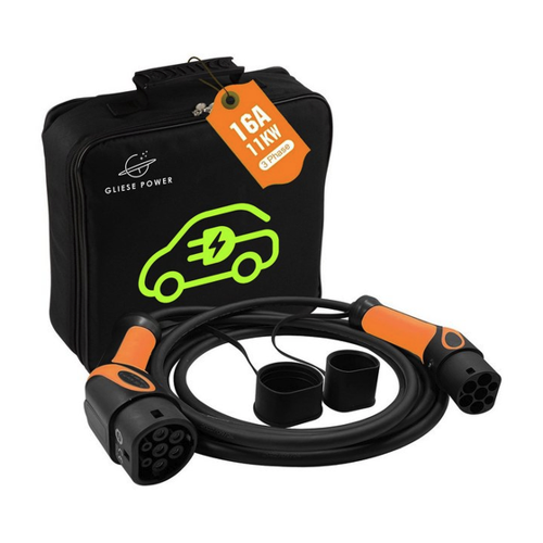 Bild von GLIESE Elektroauto-Ladestation Typ 2 Ladekabel 3 Phasig 5m
