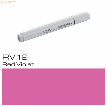 Bild von COPIC Marker Marker RV19, Rotviolett - Layoutmarker für Grafiker und Designer, (1-tlg)