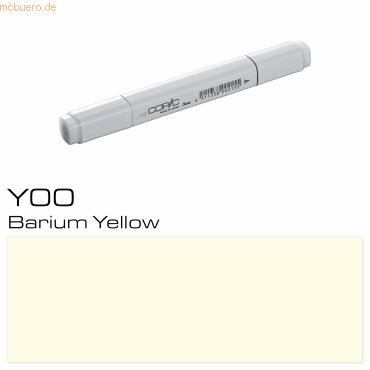 Bild von COPIC Marker Marker Y00, Barium Yellow - für Grafiker, Architekten & Designer, (1-tlg)