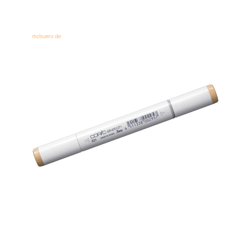 Bild von COPIC Marker Sketch Typ E - 31 : " Sketch E - 31", (1-tlg), 3 x Copic Pinselmarker Sketch E31