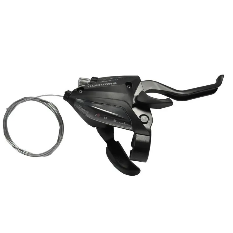 Bild von Fahrradhebel Bremse und Schaltung rechts 2 Finger Shimano ST-EF500 V-Brake