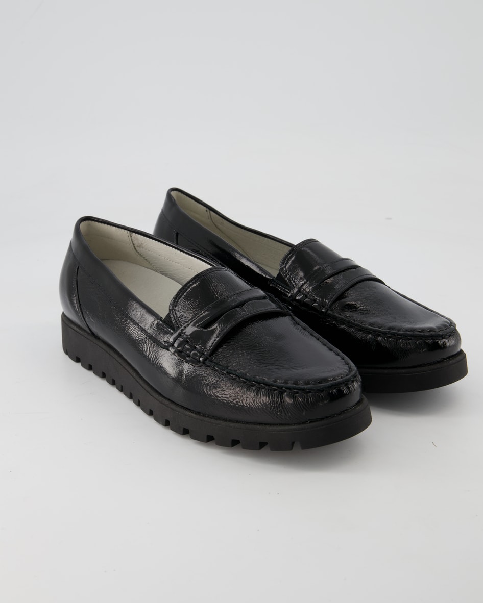 Bild von Waldläufer Schuhe - Hegli Lackleder (Schwarz, Gr. 37½)