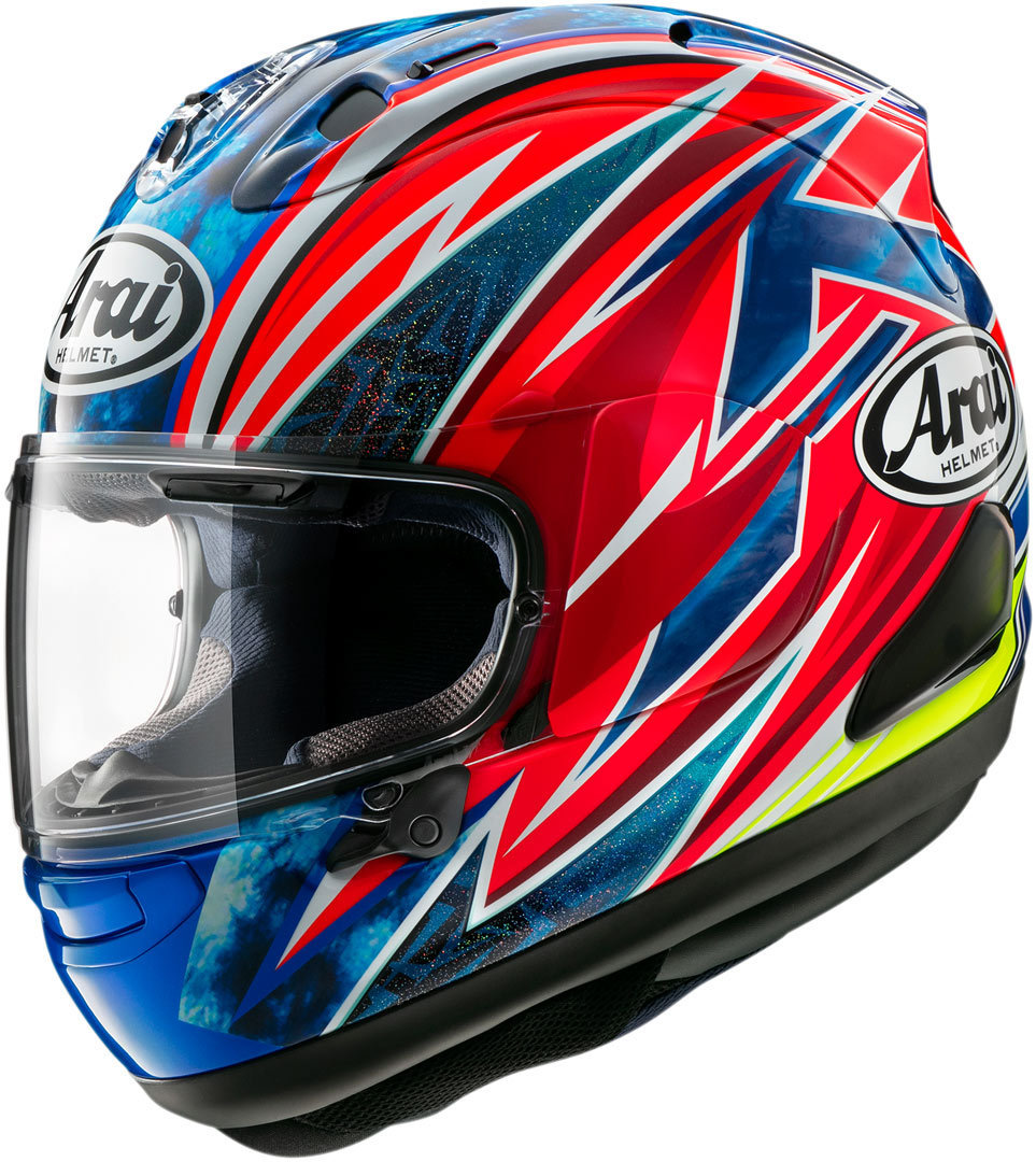 Bild von Arai RX-7V Evo Ogura 2023 Helm, rot-blau, Größe L für Männer