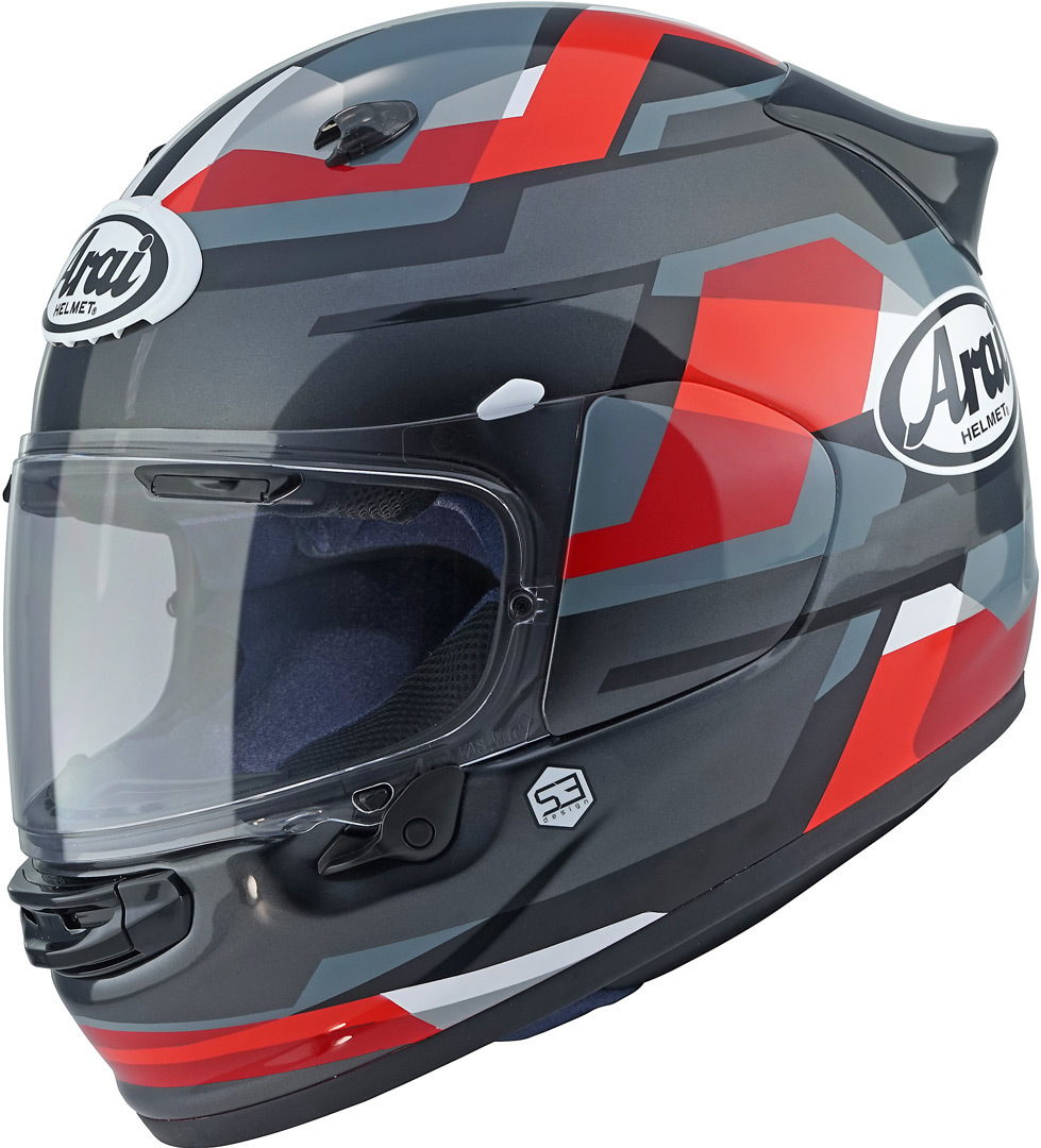 Bild von Arai Quantic Abstract Helm, schwarz-rot, Größe M für Männer