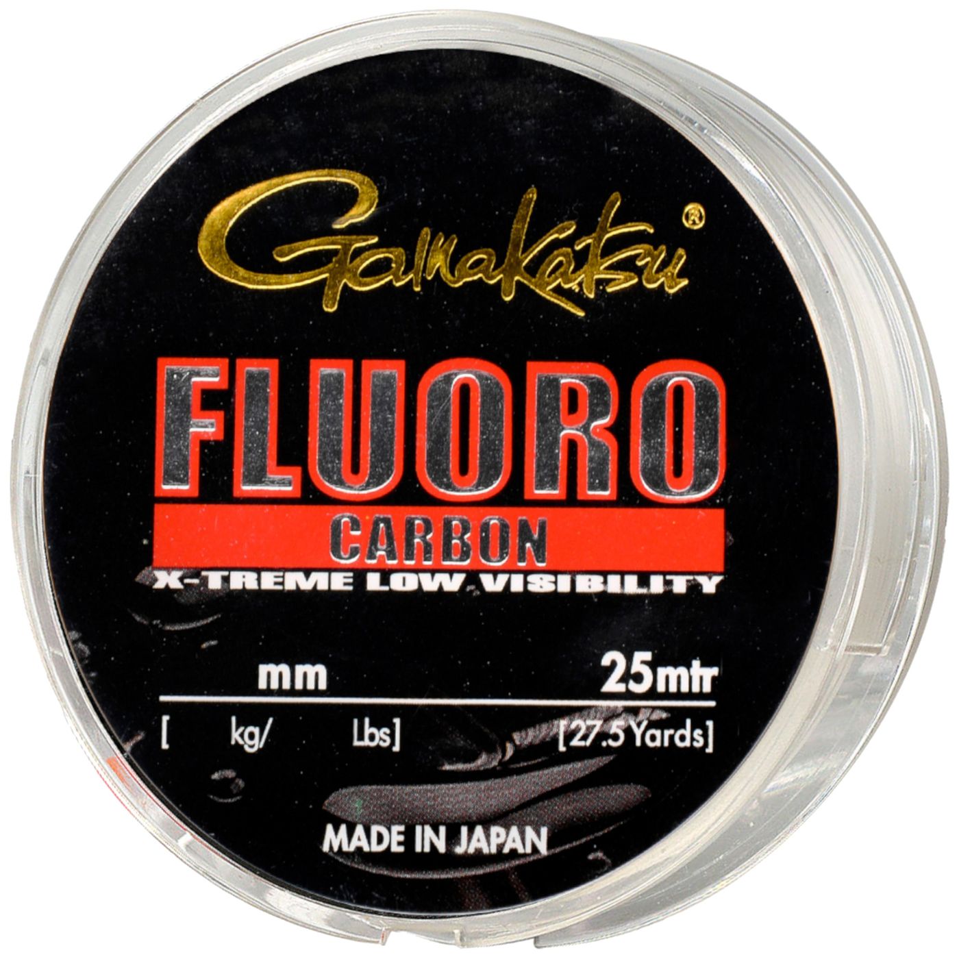 Bild von Gamakatsu Vorfachschnur Gamakatsu G-Line Fluoro Carbon 0,18mm 2,4kg - 25m Vorfachschnur, (25-St)
