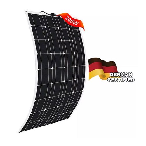 Bild von Rhein Beleuchtung Solaranlage 200W 18V Flexibles Solarmodul