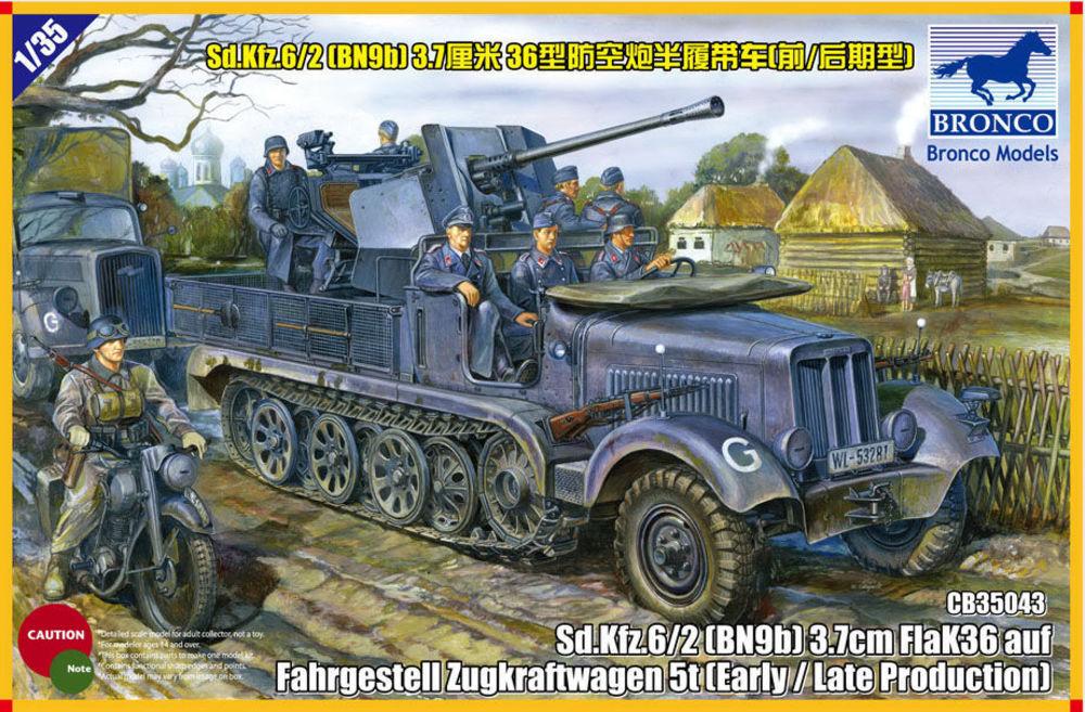 Bild von SdKfz 6/2 (BN9) 3.7cm Flak 36 late Prod.