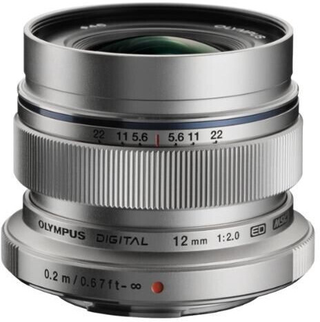 Bild von Olympus ED 12mm f/2 (Micro Four Thirds, Micro Four Thirds), Objektiv, Silber