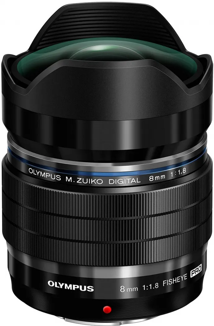 Bild von Olympus 8mm F1.8 OM System m.Zuiko PRO (Micro Four Thirds, Micro Four Thirds), Objektiv, Schwarz